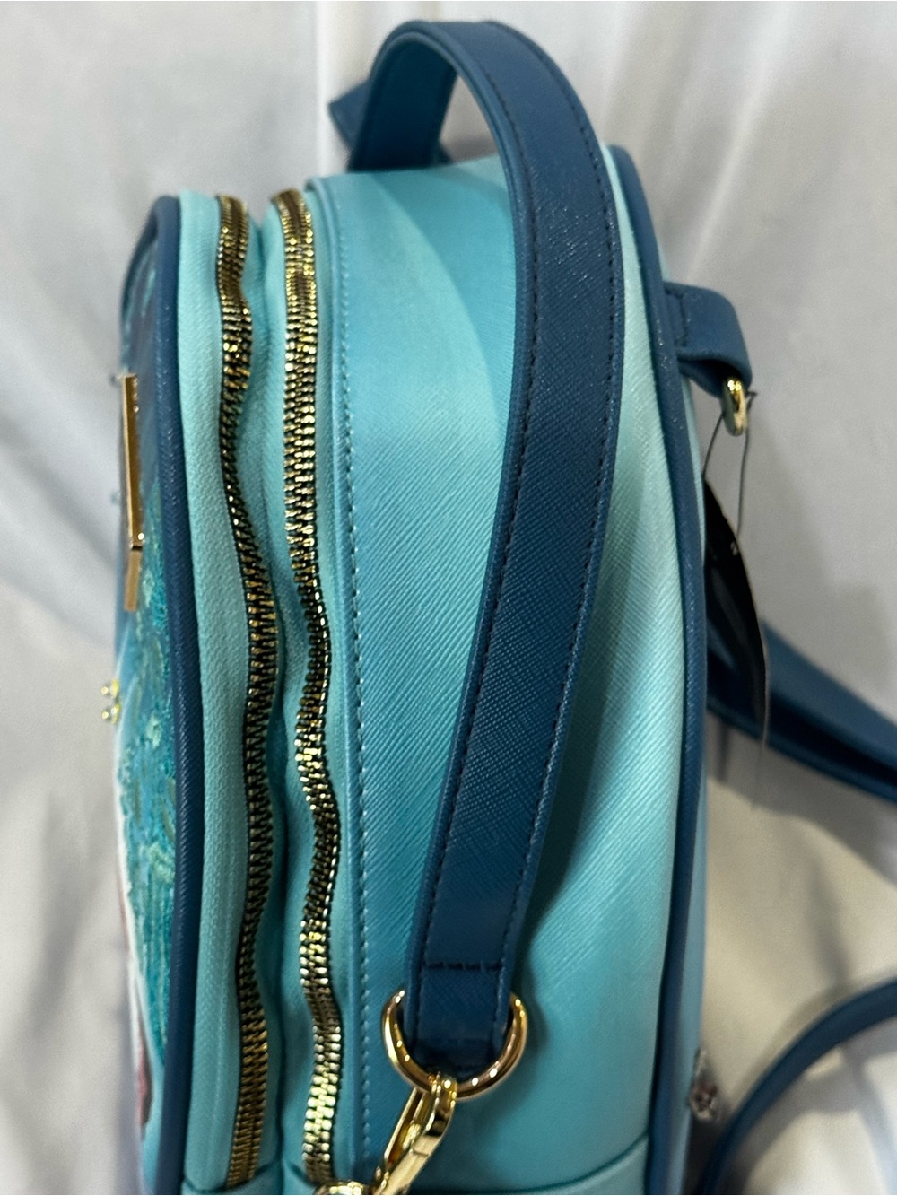 NWT Bioworld Disney The Little Mermaid light up mini backpack(missing strap) - Picture 4 of 9